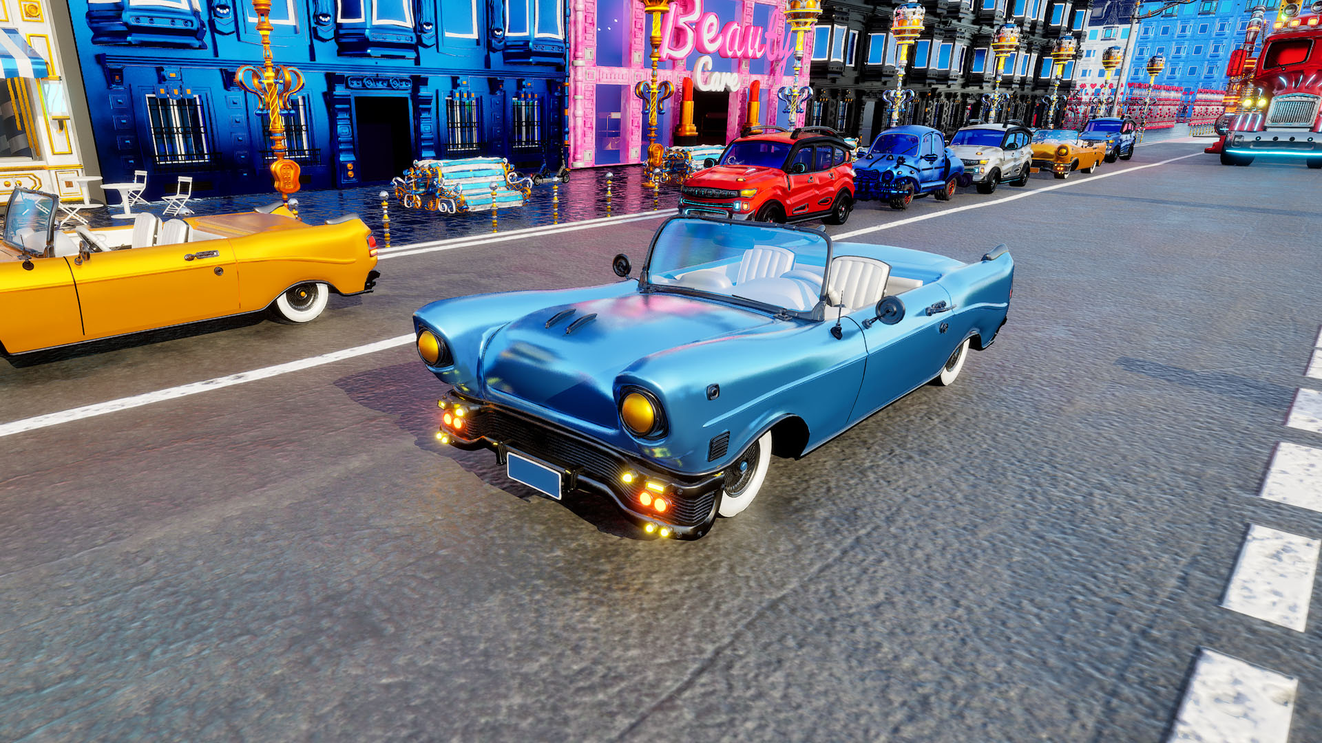 The Amber Car from the game Goldanniyatech