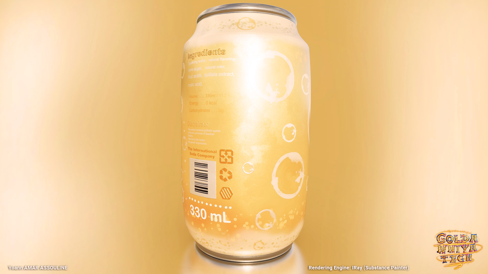 Soda Lemon Render