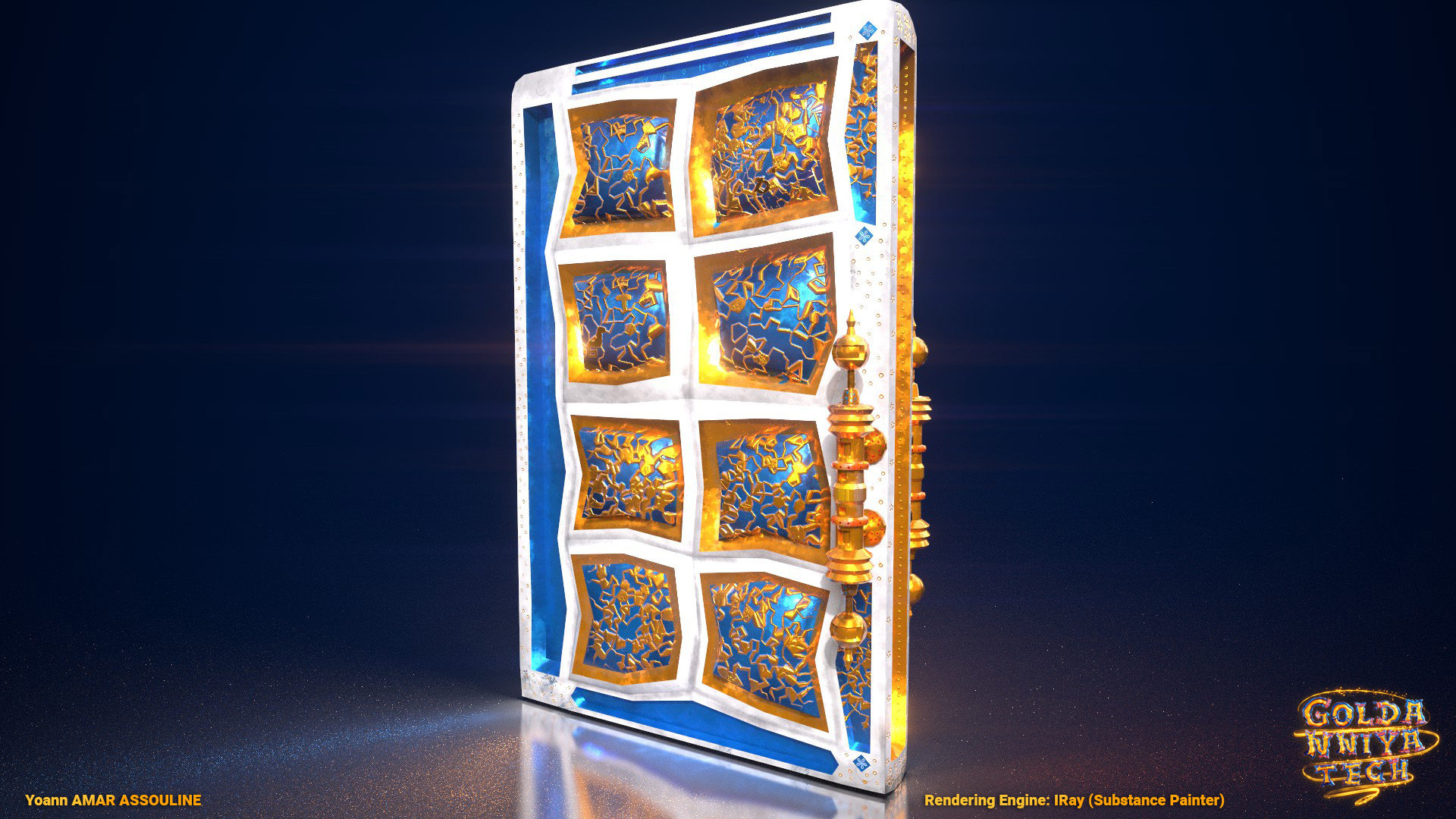 Goldanniyatech Gate Light Render