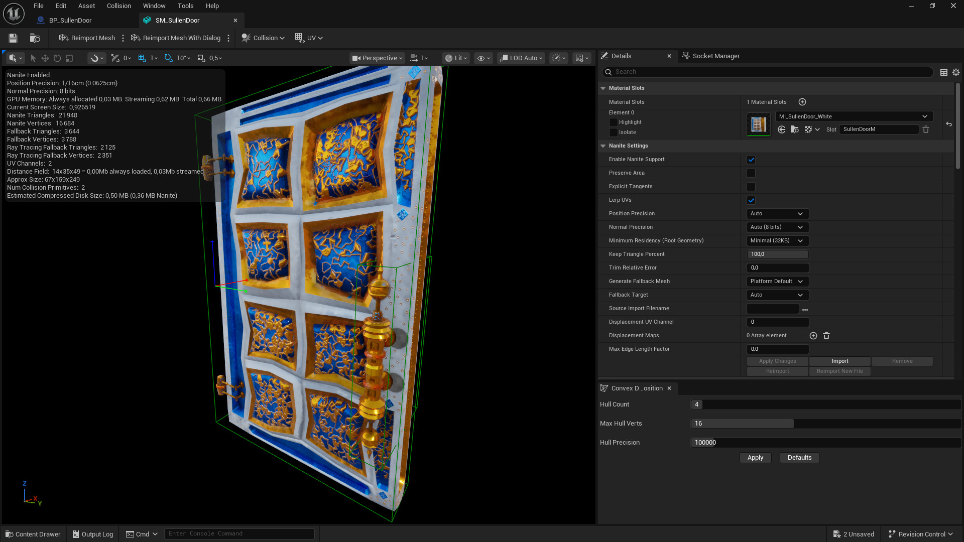 Futura Door Render