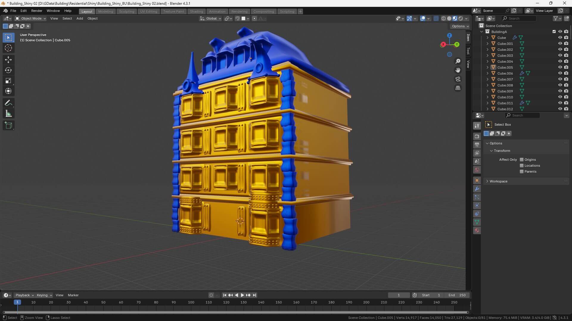 Colorful City prototype from Goldanniyatech